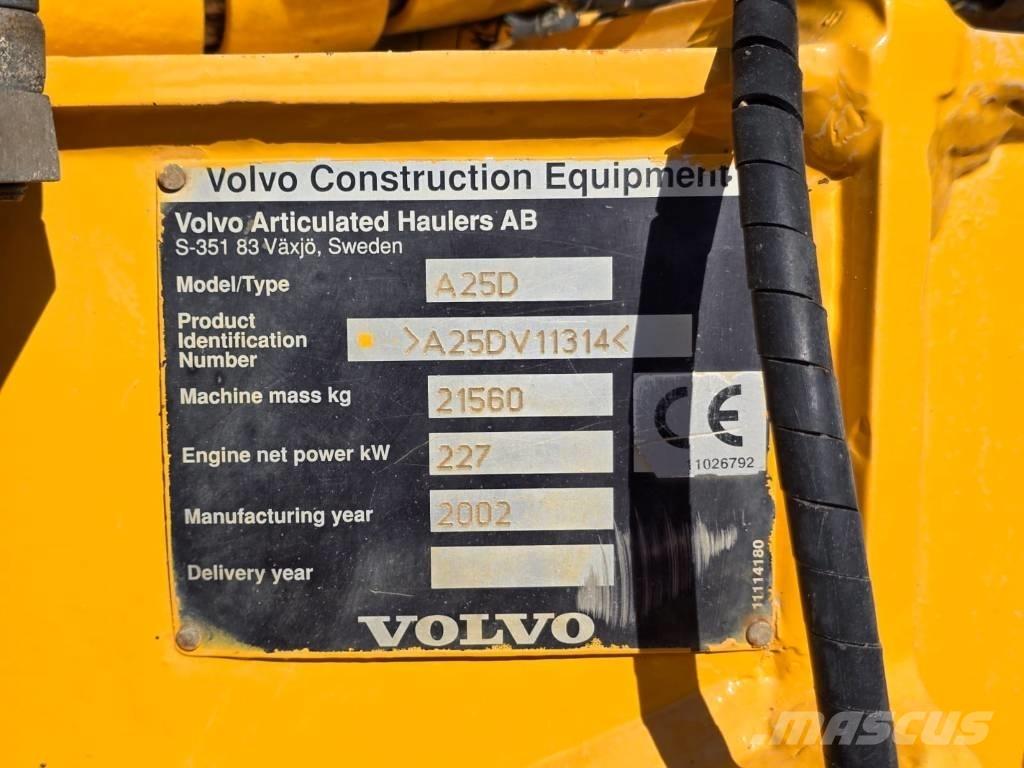 Volvo A25 D Mezei dömperek
