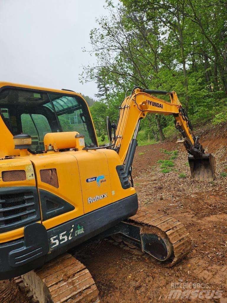 Hyundai Robex 55 Mini kotrók < 7t