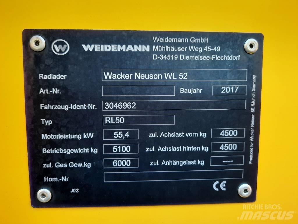 Wacker Neuson WL 52 Gumikerekes homlokrakodók