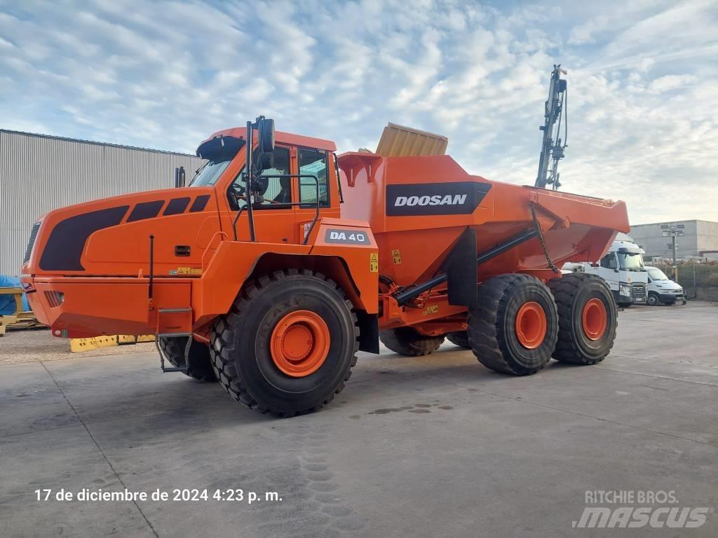 Doosan DA 40 Csuklósdömperek