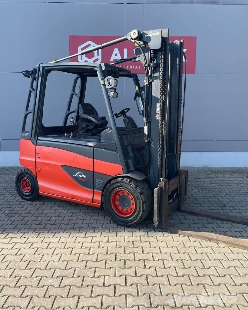 Linde E 50 Elektromos targoncák