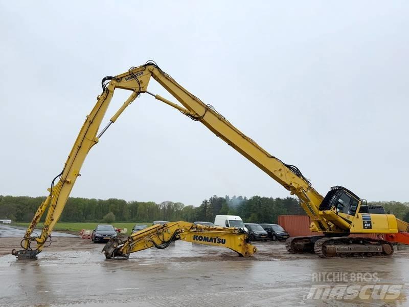 Komatsu PC490LC-10 Bontásra használt kotrók