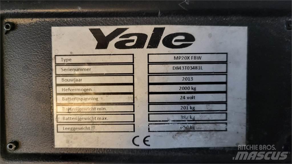 Yale MP20X 2013 Alacsony emelőkocsi