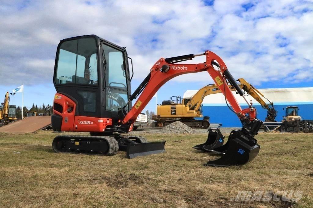 Kubota KX016-4 Mini kotrók < 7t
