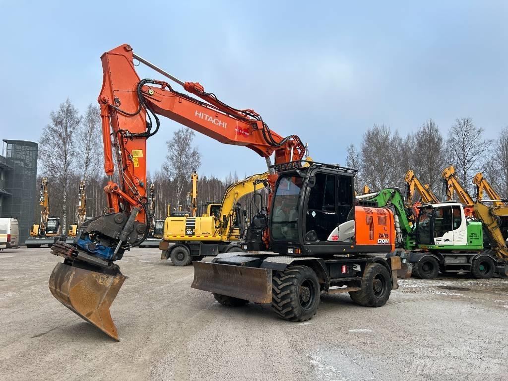 Hitachi ZX 170 W-6 Gumikerekes kotrók