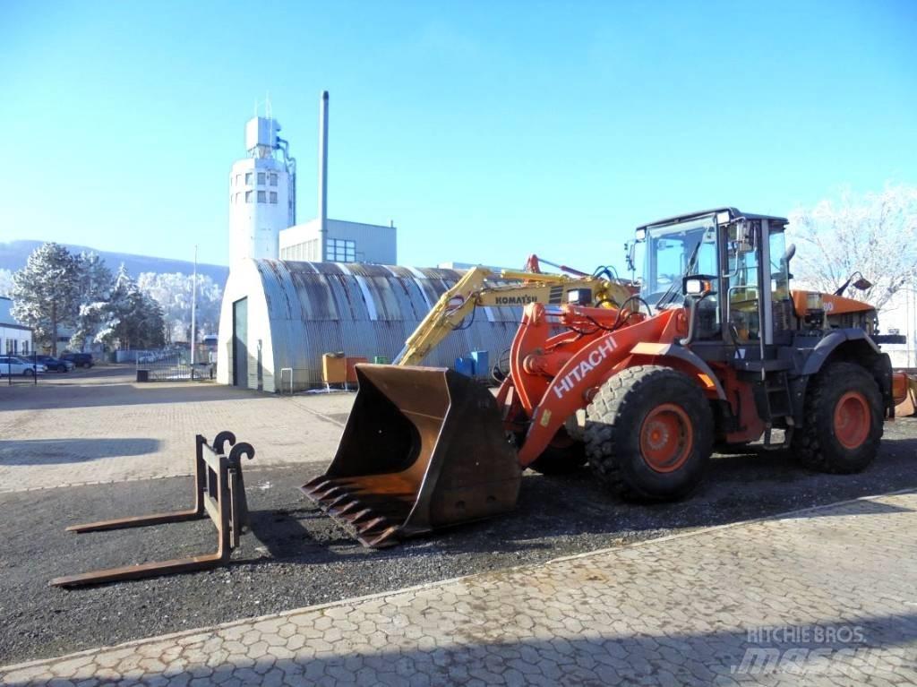 Hitachi ZW 180 Gumikerekes homlokrakodók