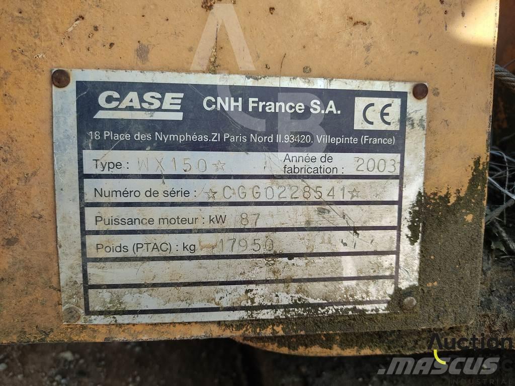 CASE WX 150 Gumikerekes kotrók