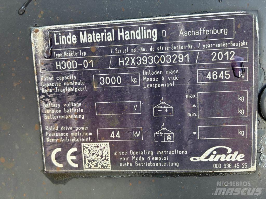 Linde H 30D01 Dízel targoncák