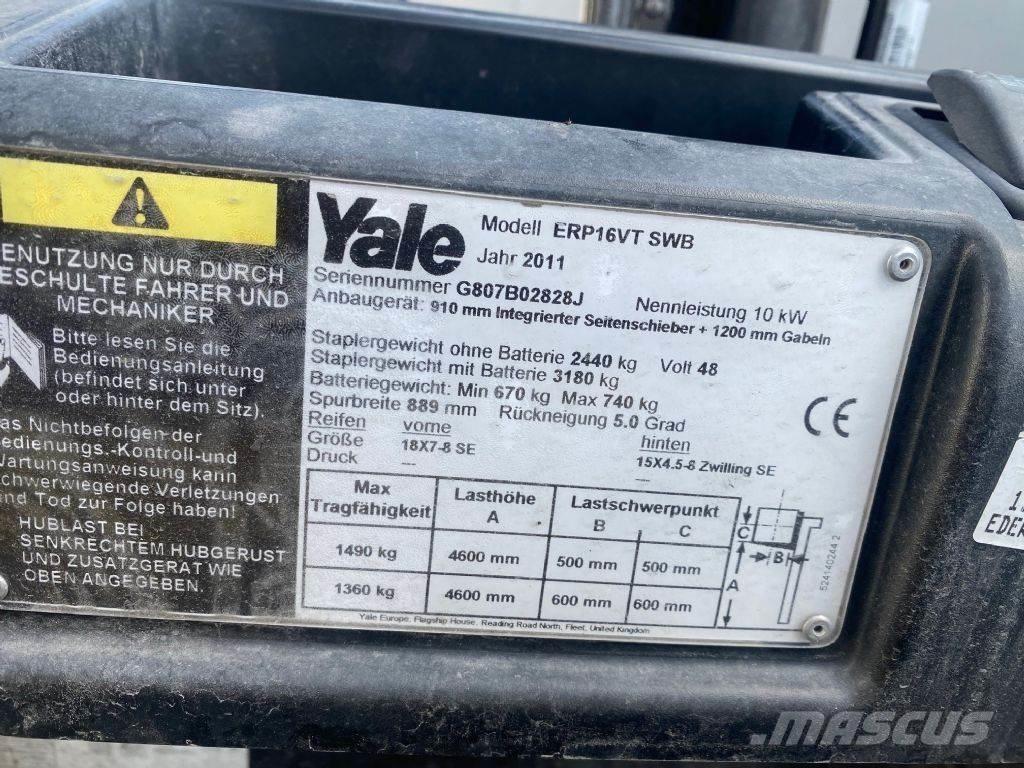 Yale ERP 16VT Elektromos targoncák
