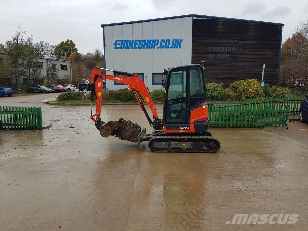 Kubota U27-4 Mini kotrók < 7t