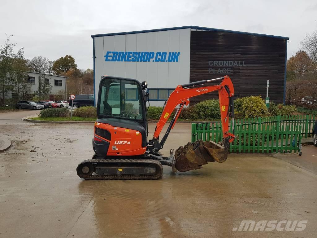Kubota U27-4 Mini kotrók < 7t