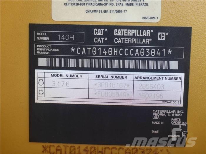 CAT 140 H Gréderek