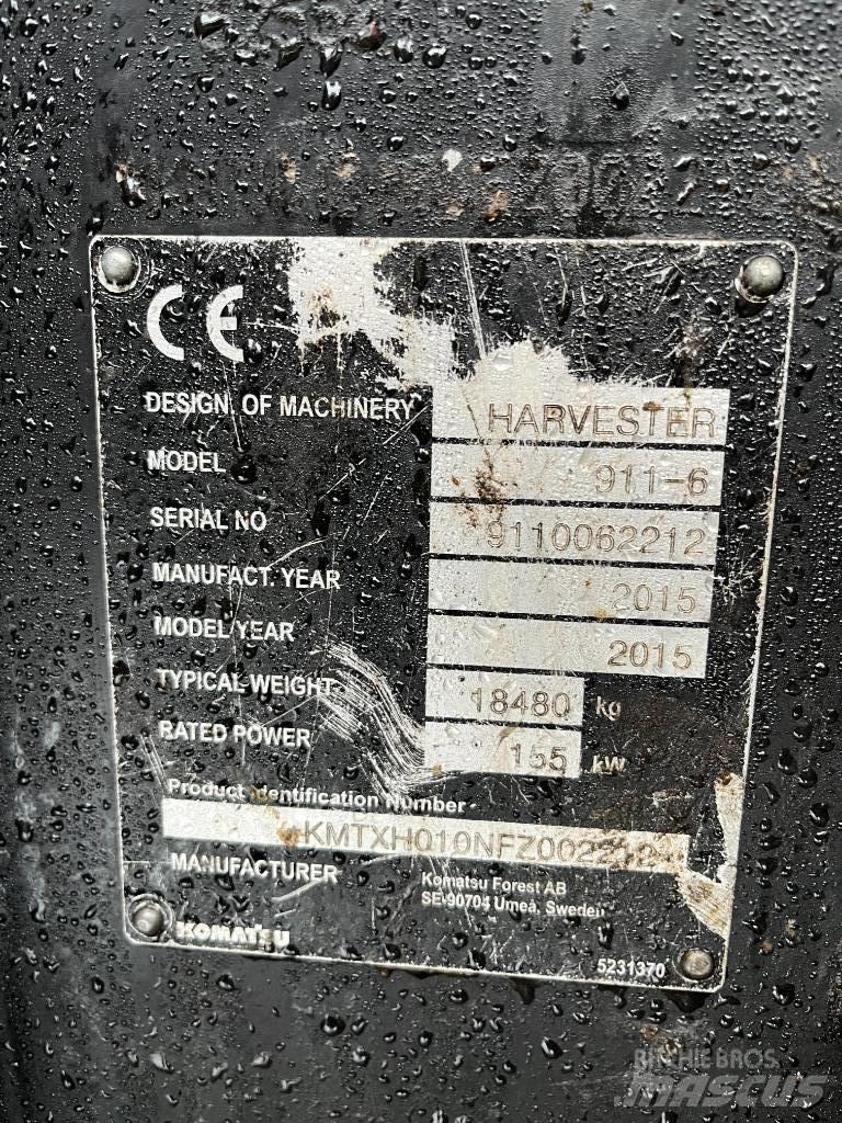 Komatsu 911.6 Betakarítók