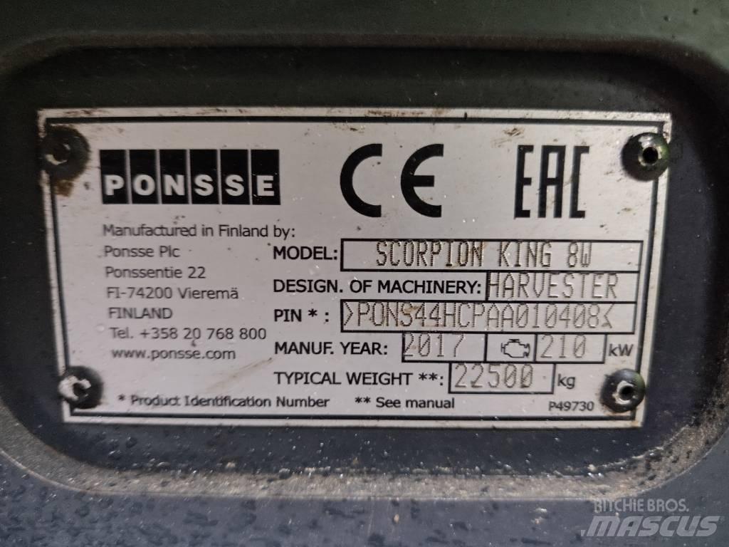 Ponsse Scorpion King Betakarítók