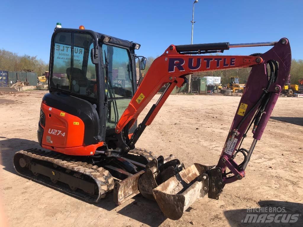Kubota U 27-4 Mini kotrók < 7t