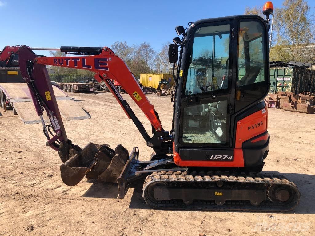 Kubota U 27-4 Mini kotrók < 7t