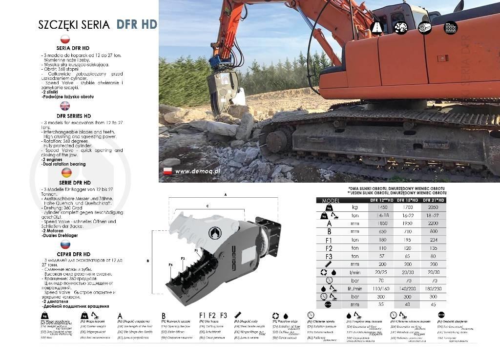  DEMOQ DFR21 HD Építőipari Törőgépek