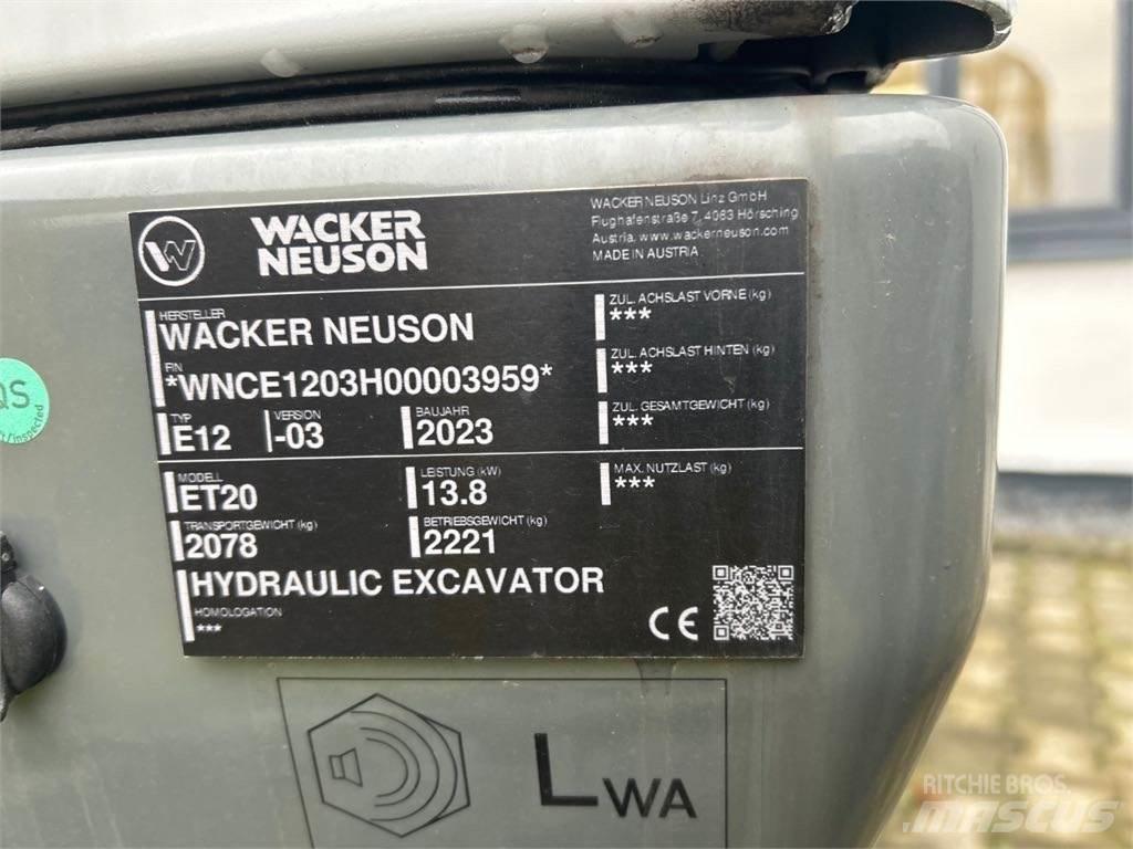 Wacker Neuson ET20 Lánctalpas kotrók