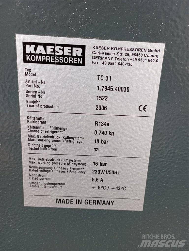 Kaeser TC31 Kompresszorok