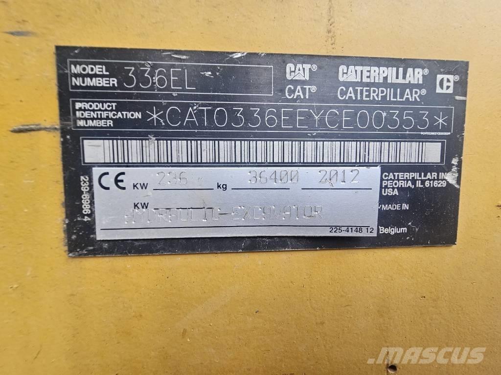 CAT 336EL / 330 336FL Lánctalpas kotrók
