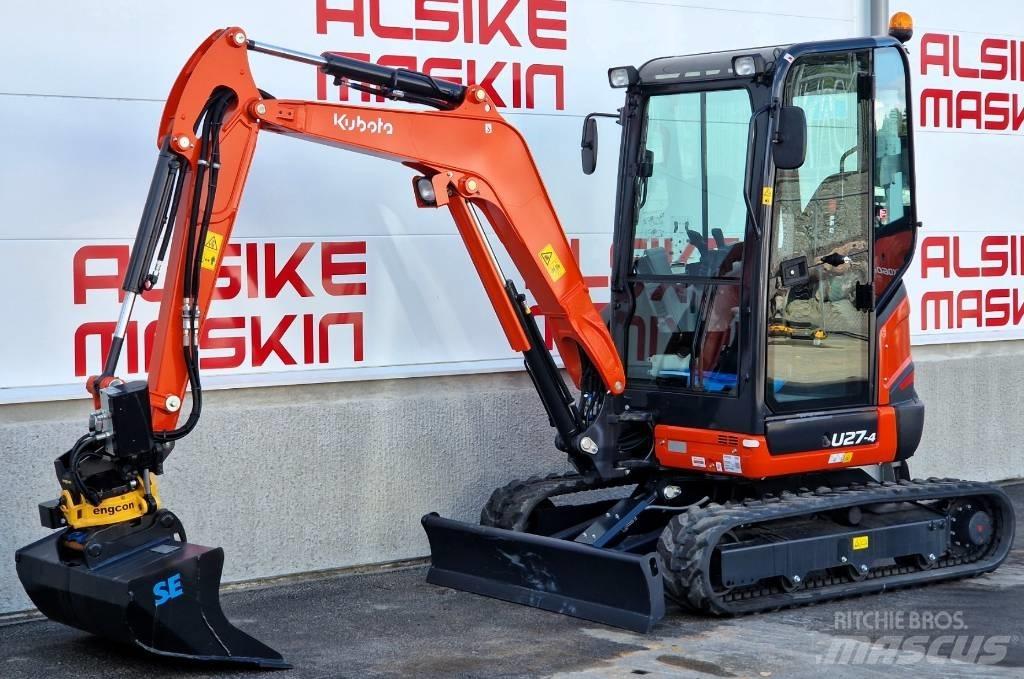 Kubota U 27-4 Mini kotrók < 7t