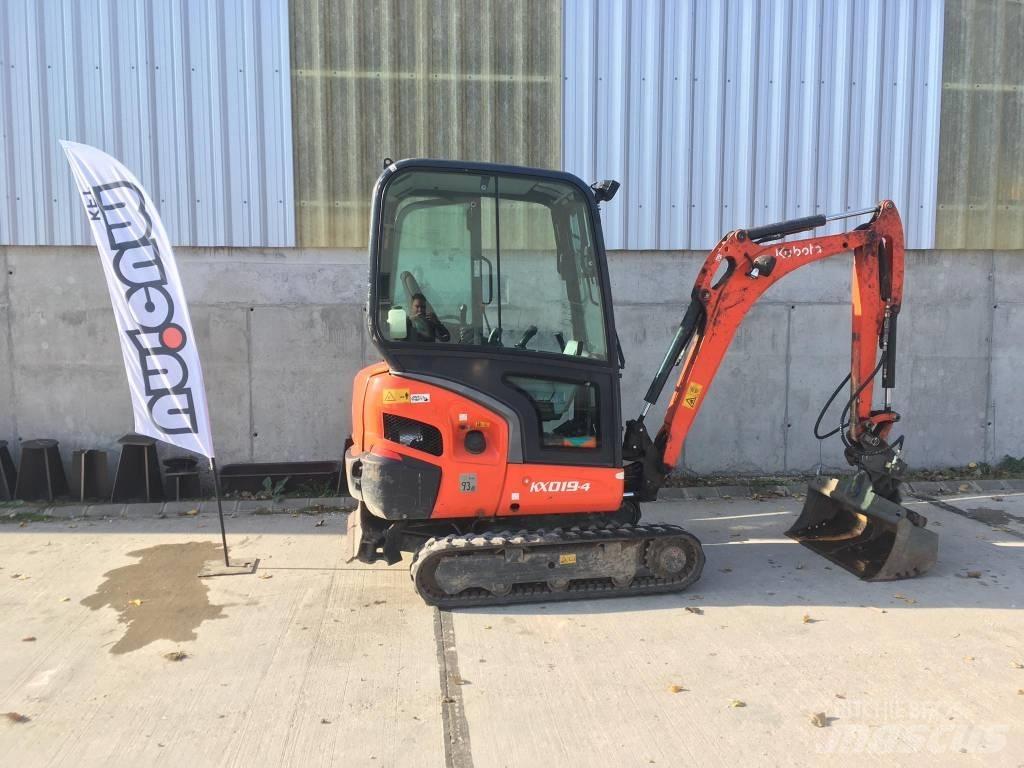 Kubota KX 019-4 Mini kotrók < 7t