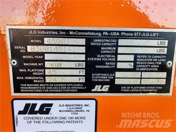 JLG 450 AJ II Karos emelők