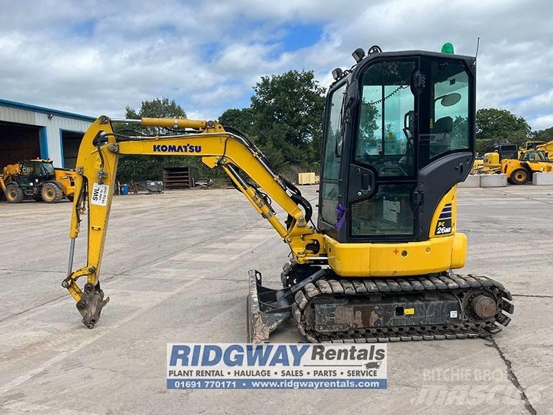 Komatsu PC 26 MR-5 Mini kotrók < 7t