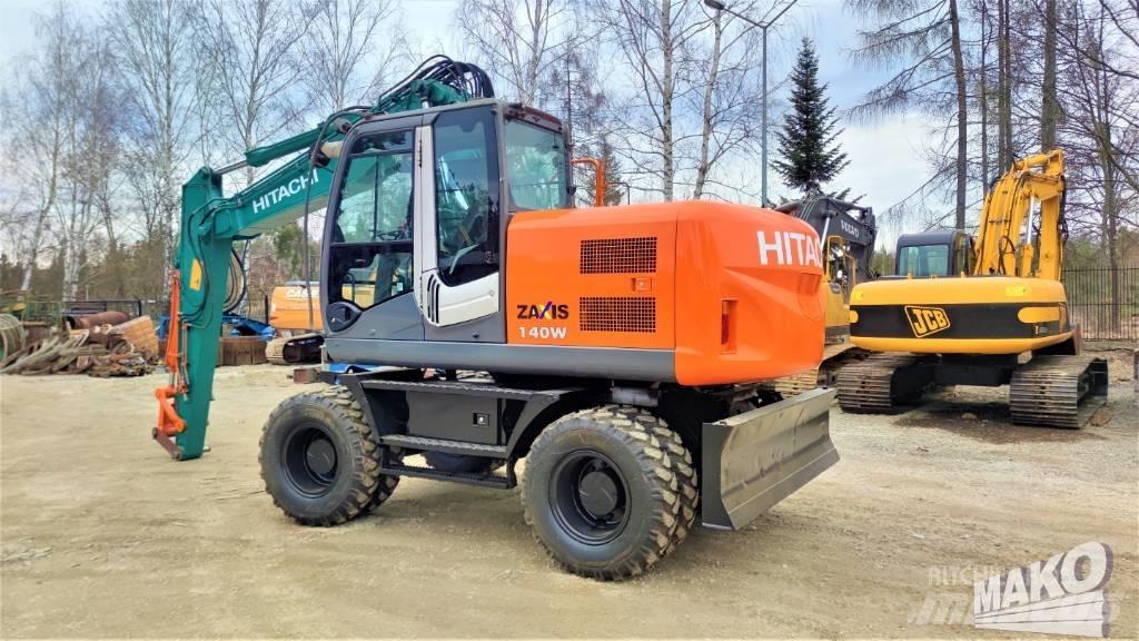 Hitachi ZX 140 W-3 Gumikerekes kotrók