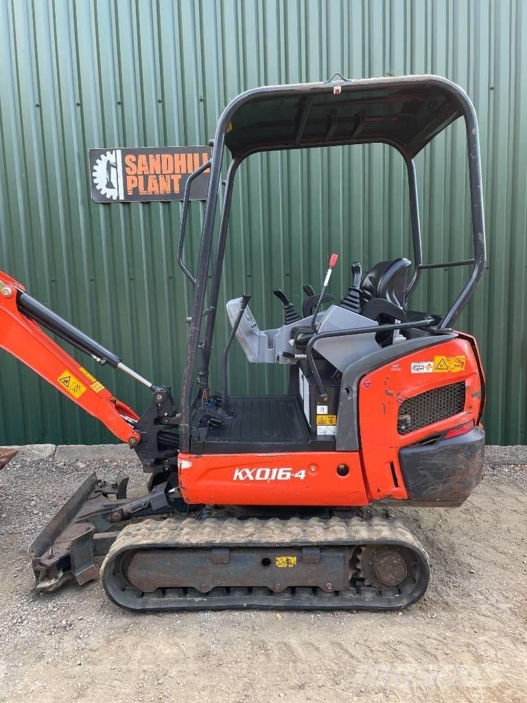 Kubota KX 016-4 Mini kotrók < 7t