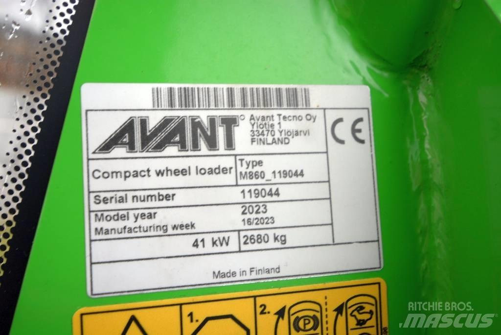 Avant 860 i Mini homlokrakodók