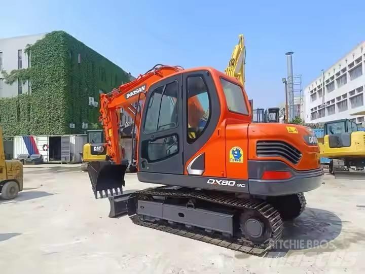 Doosan DX 80 - 9C Mini kotrók < 7t