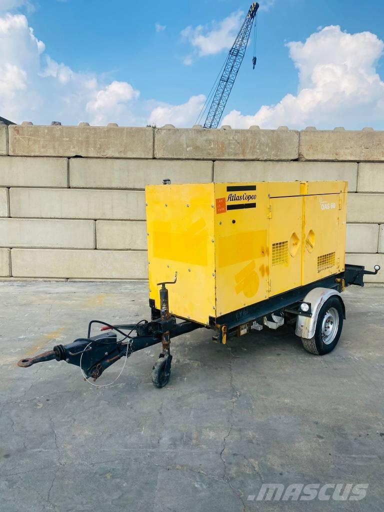 Atlas Copco QAS 60 Dízel áramfejlesztők