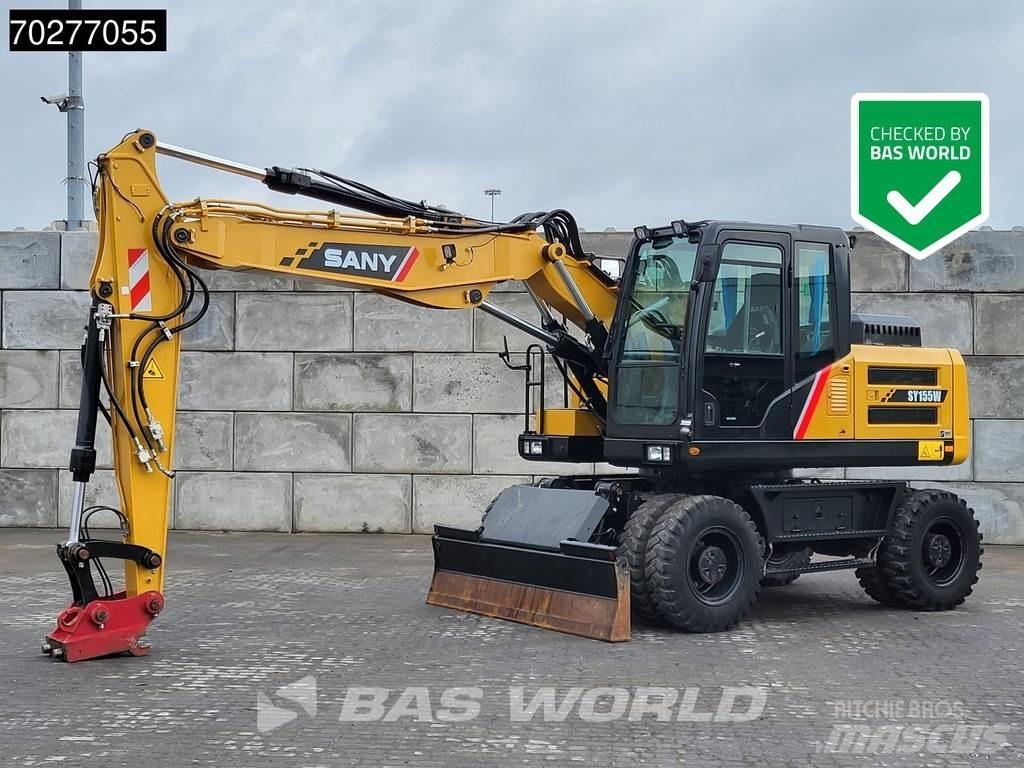 Sany SY155W Gumikerekes kotrók