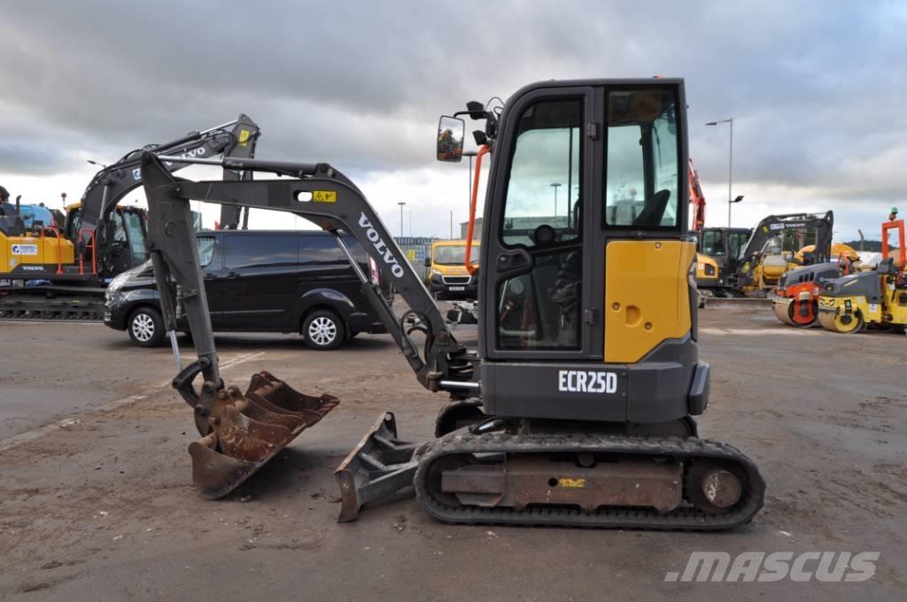 Volvo ECR 25 D Mini kotrók < 7t