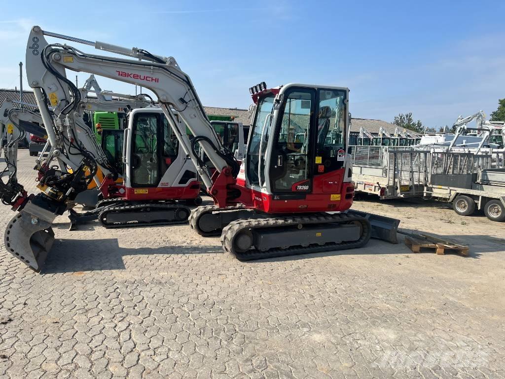 Takeuchi TB 260 Mini kotrók < 7t