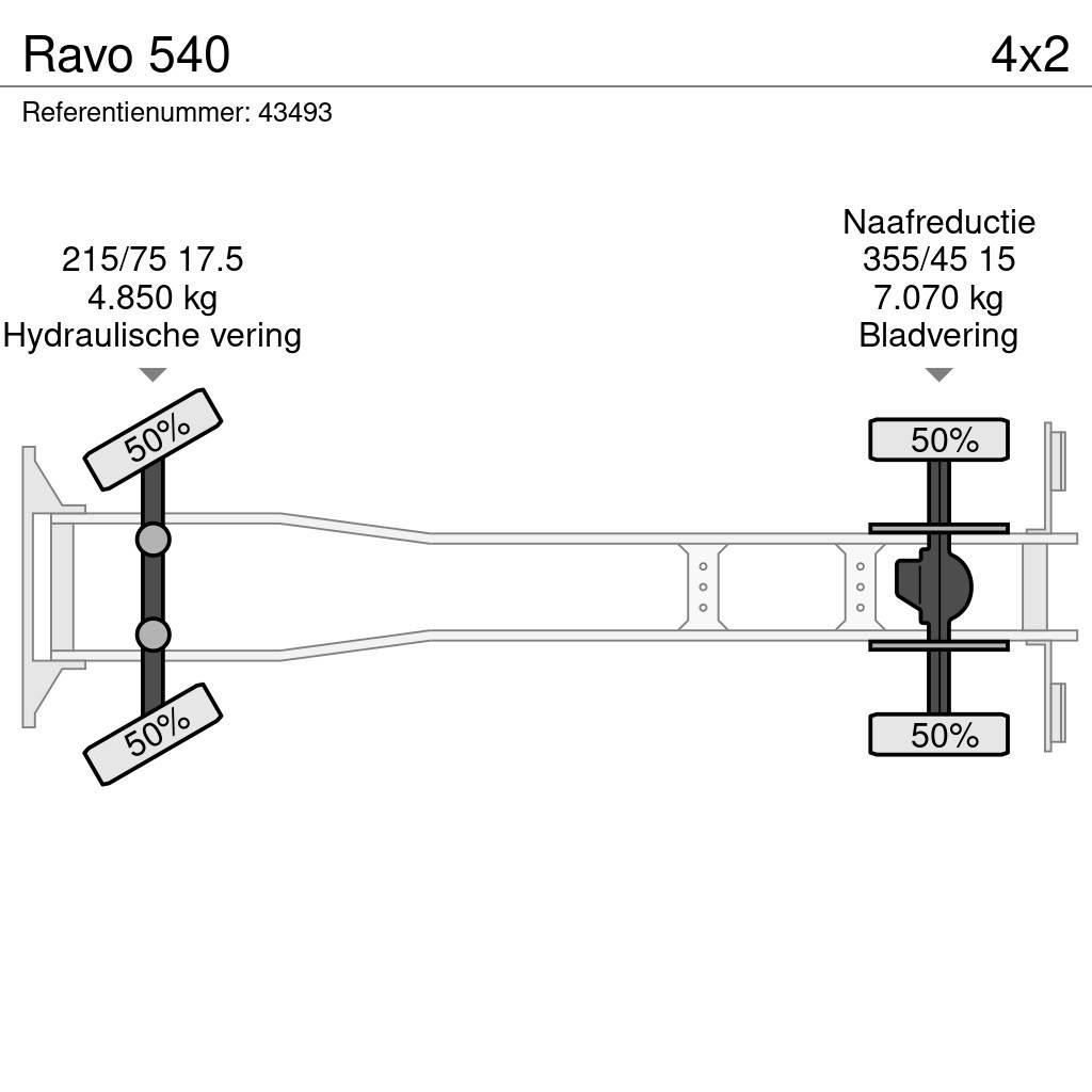 Ravo 540 Utcaseprő teherautók