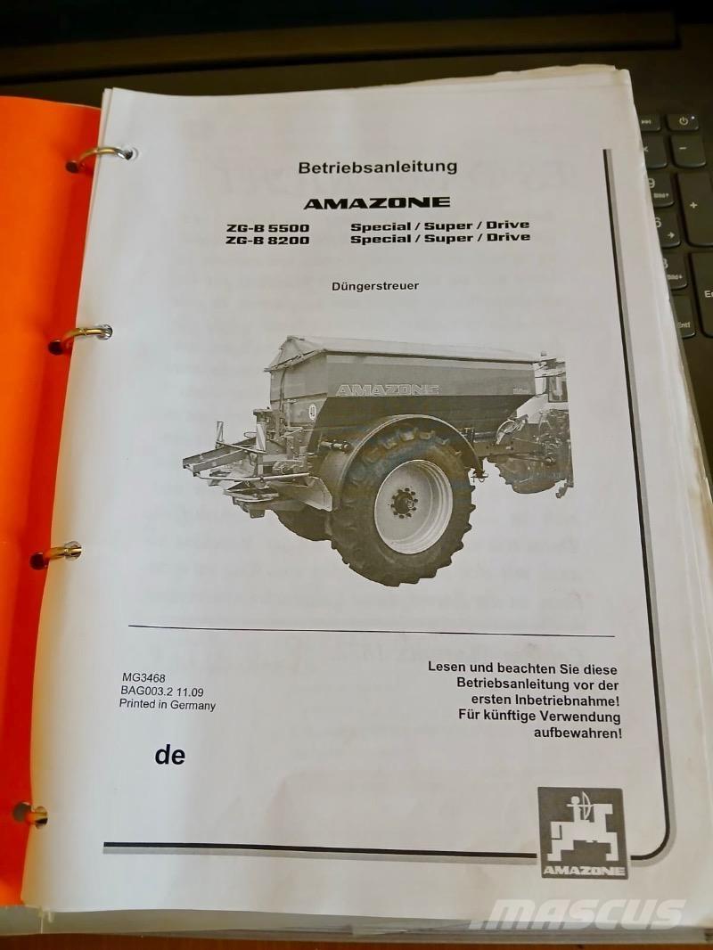 Amazone ZG-B 5500 Műtrágyaszórók