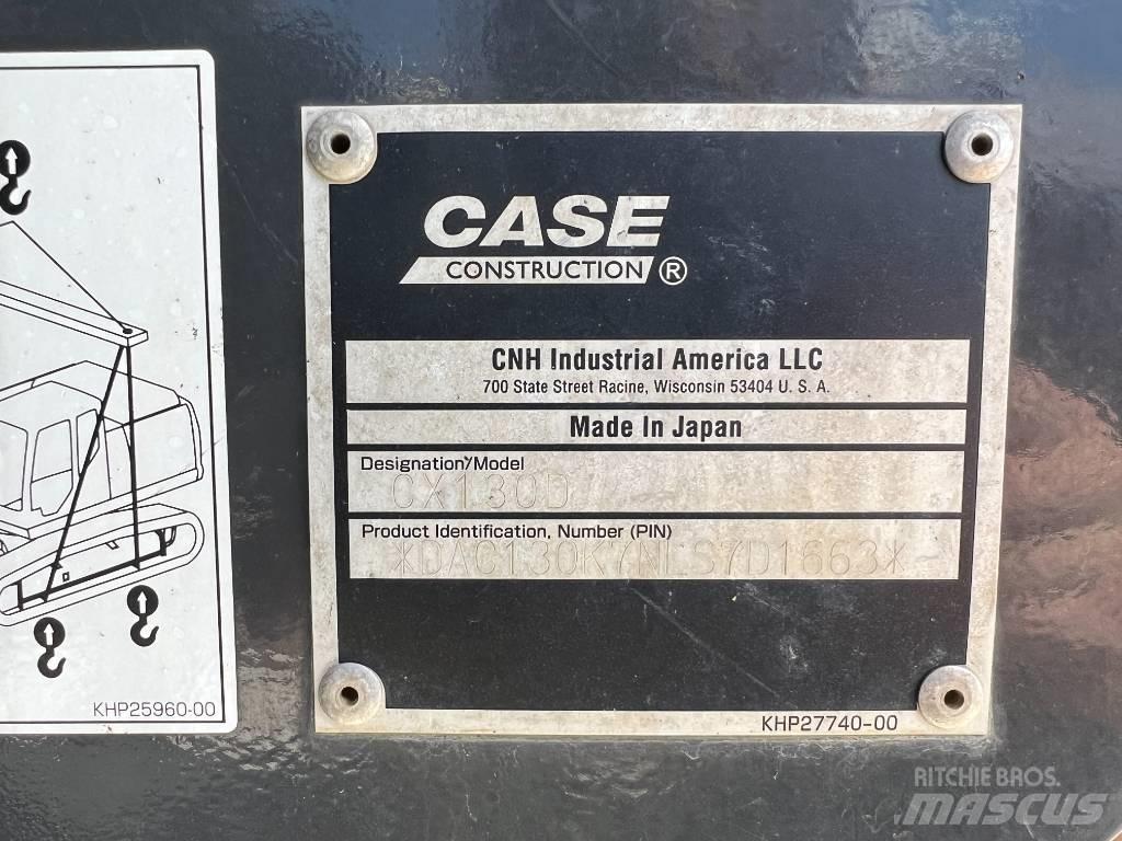 CASE CX 130 D Lánctalpas kotrók