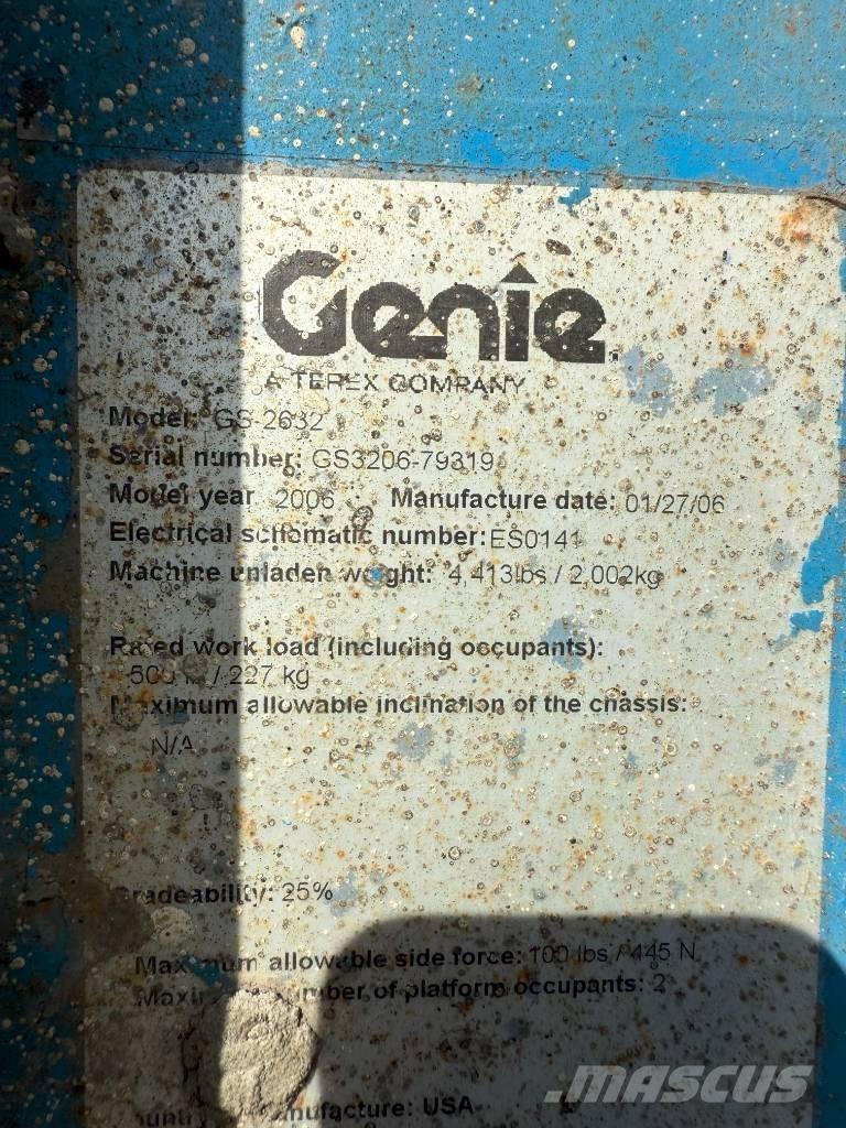 Genie GS 2632 Ollós emelők