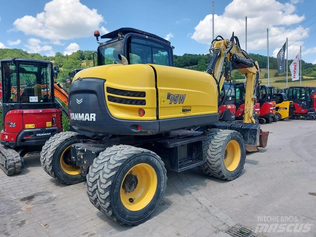 Yanmar B 95 W Gumikerekes kotrók