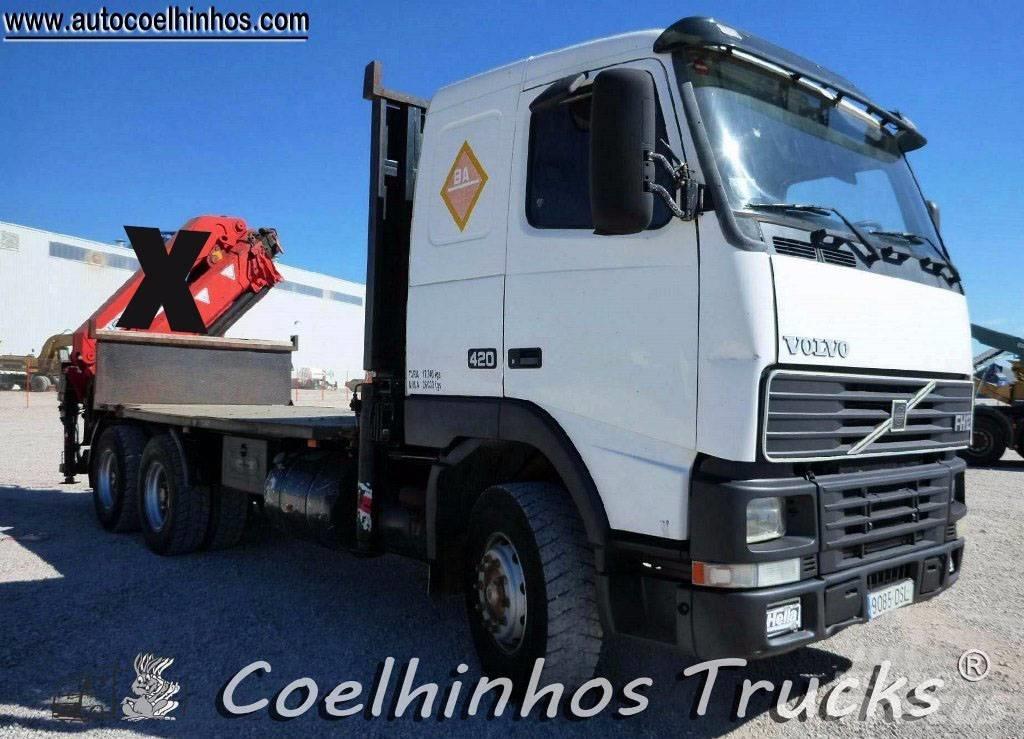 Volvo FH12 420 6x4 Platós / Ponyvás teherautók