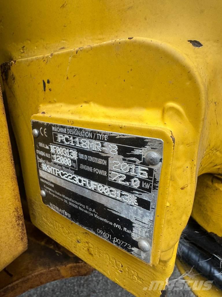 Komatsu PC 118 MR-8 Lánctalpas kotrók