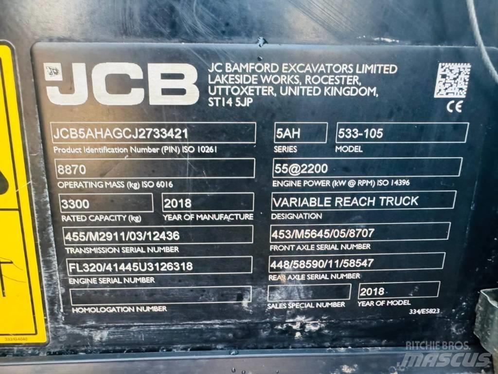 JCB 533-105 Teleszkópos rakodók
