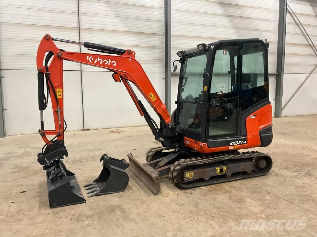 Kubota KX 027-4 Mini kotrók < 7t