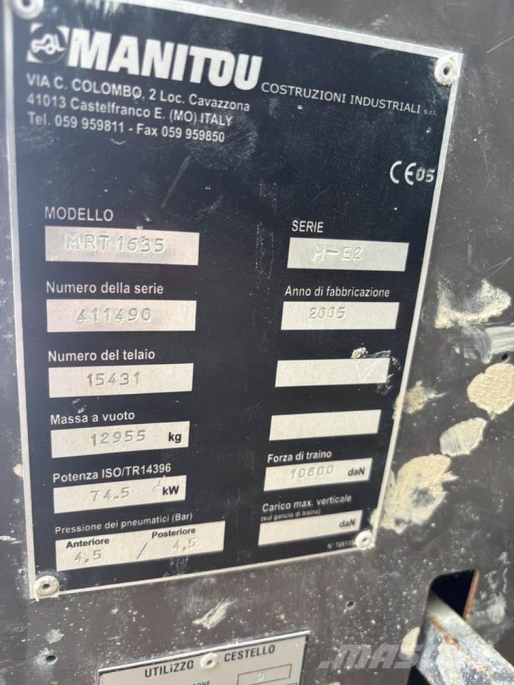Manitou MRT1635 Teleszkópos rakodók