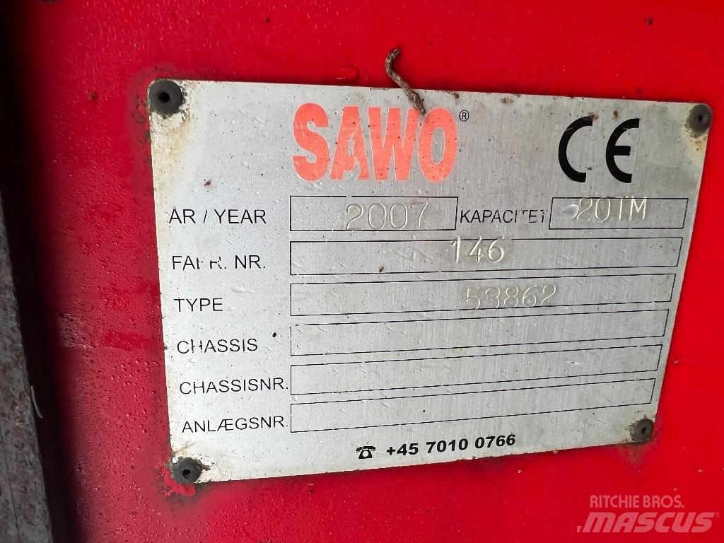 Hiab 20tm Krankonsol Rakodó daruk