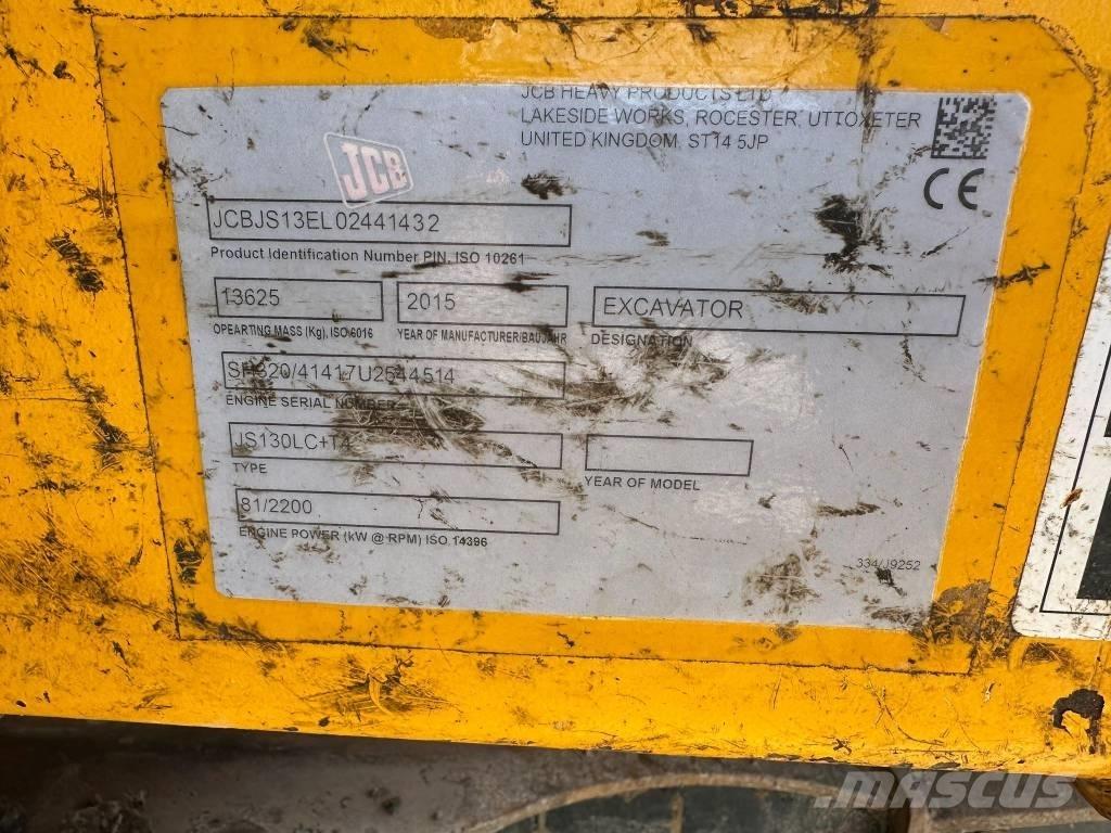 JCB JS 130 LC Lánctalpas kotrók