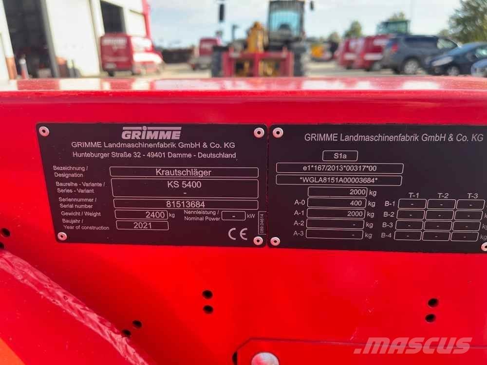 Grimme KS 5400 Burgonyagépek - Egyebek