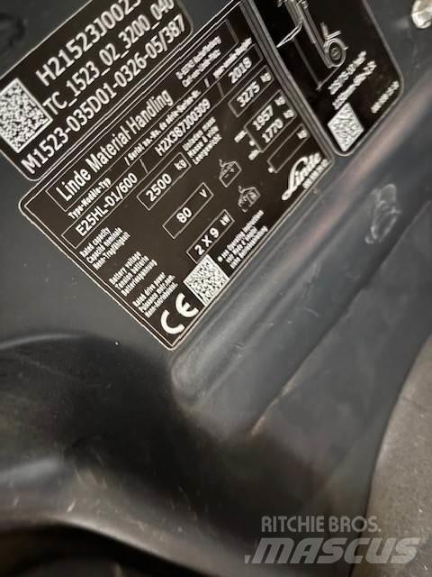 Linde E25/600HL Elektromos targoncák